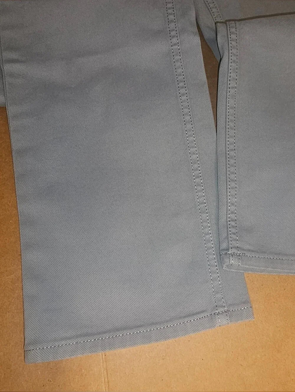Banana Republic Men's Slim Traveler 5-Pocket Pants 31x32 Slate Blue